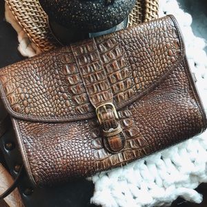 Rare brown vintage Brahmin handbag